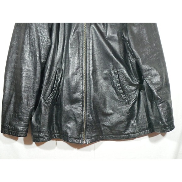 Wilsons Leather M. Julian Mens Jacket Size XLT Black Quilted Interior - Picture 3 of 12